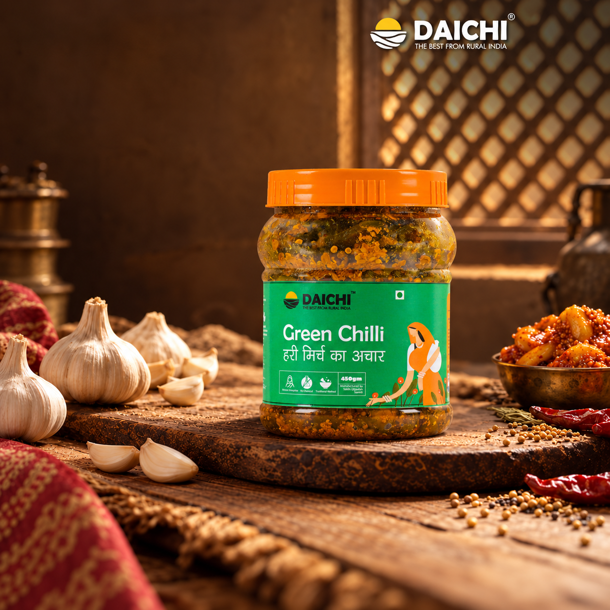 Daichi Handcrafted Garlic Pickle | PVC Jars