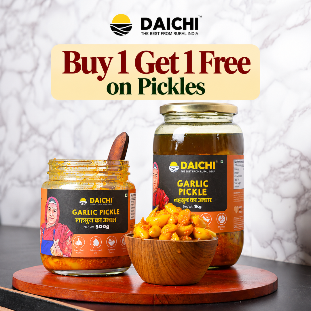 Daichi Handcrafted Garlic Pickle | Glass Jars
