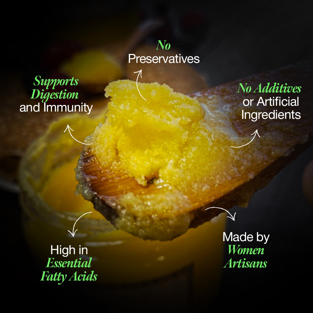 Daichi Pure Premium Bilona Cow Ghee | Handmade in Small Batches | Daichi Natural Ghee