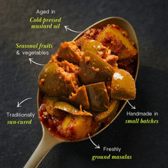 Daichi Handmade Mango Pickle | Cold-Pressed Oil & Traditional Recipe Pickle
