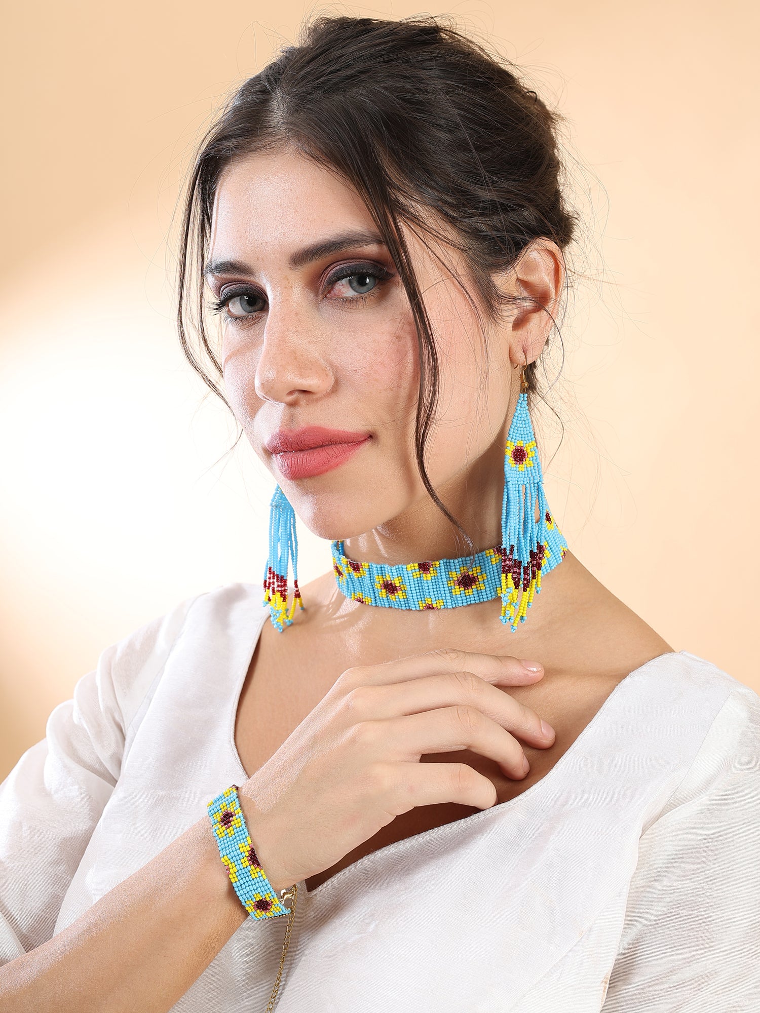 Sunflower Choker Set