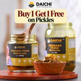 Daichi Singhara Pickle | Crafted with Love by Women Artisans | Sun Cured | Cold-Pressed Mustard Oil | In-House Spices