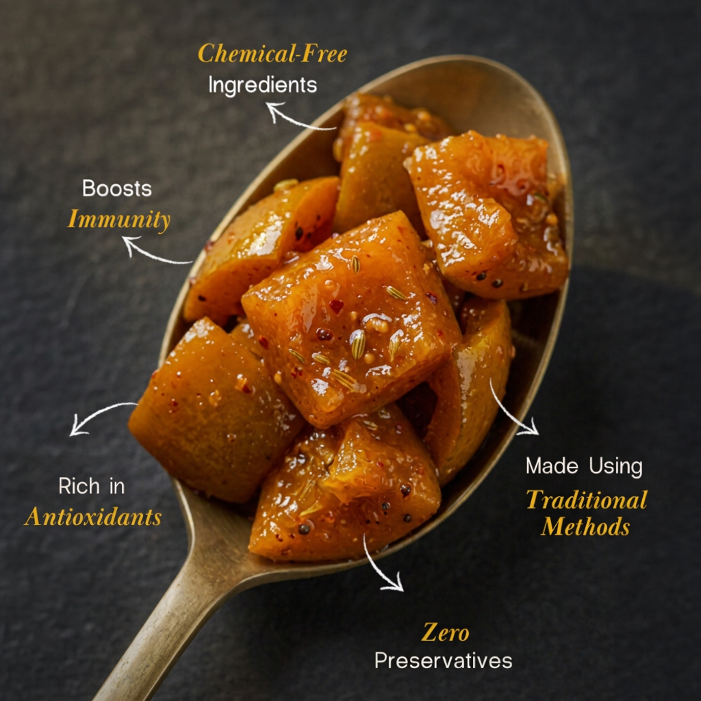 Daichi Sweet Lemon Pickle | Traditional Taste, Cold-Pressed Oil & Natural