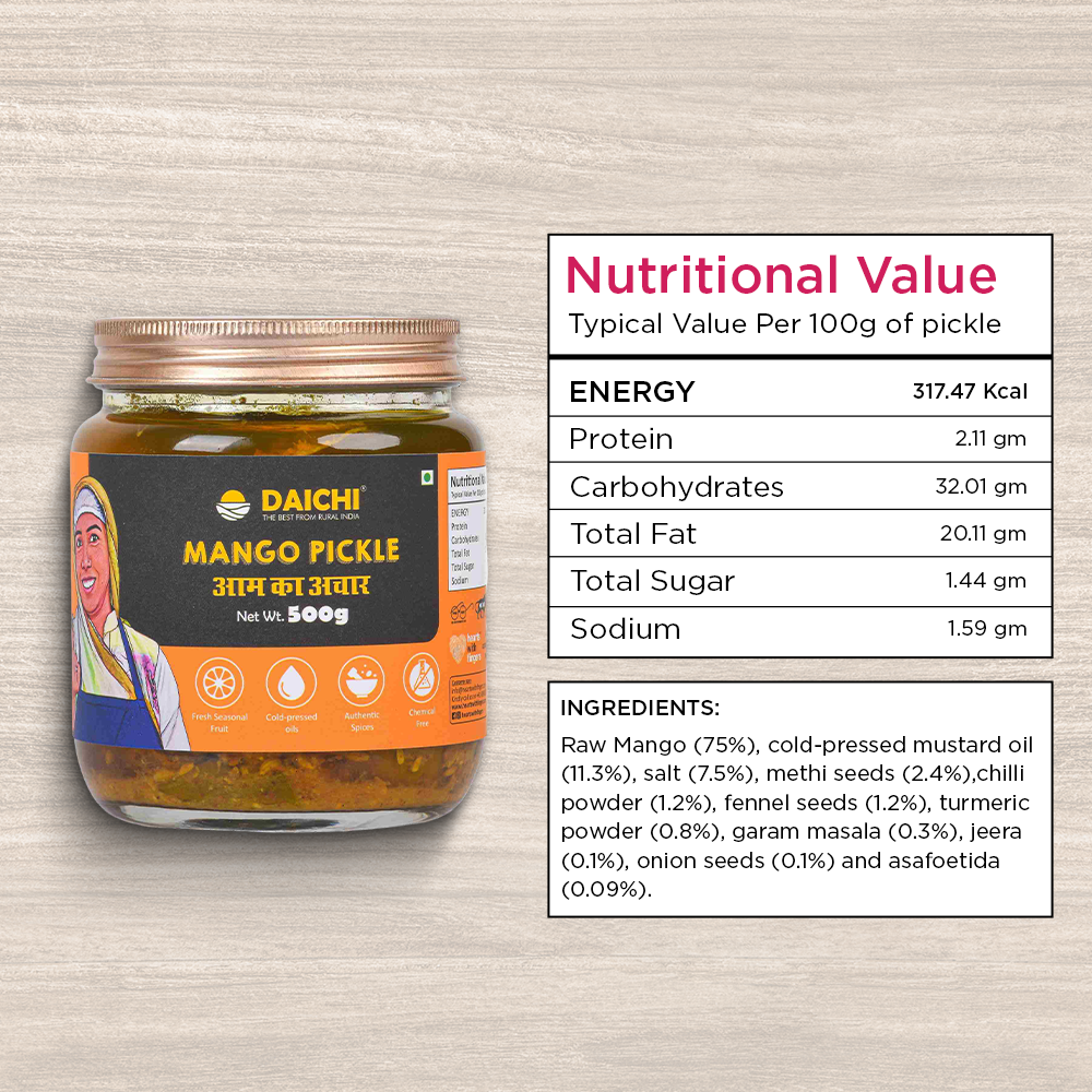 Homemade Achar Combo Saver Pack | Mango + Green Chilli | Cured in Cold-Pressed Mustard Oil | No Preservatives (Pack of 2)