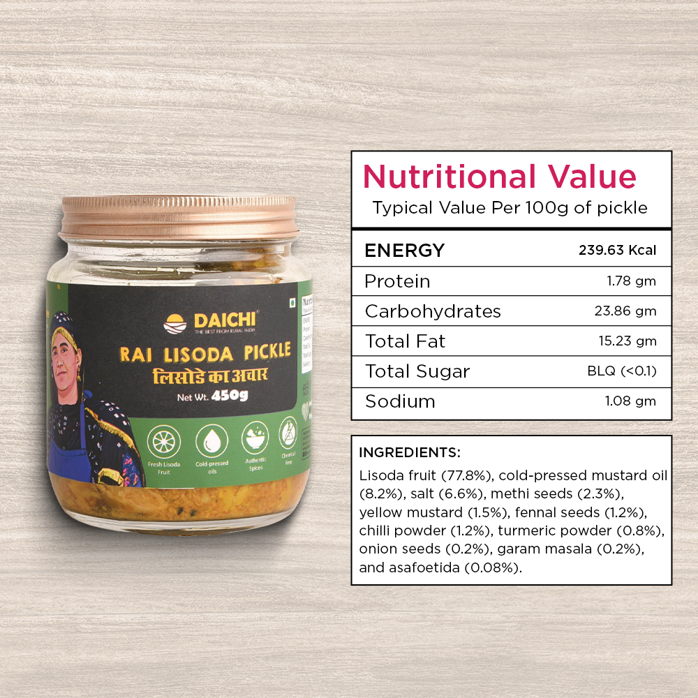 Homemade Achar Combo Saver Pack | Green Chilli + Lisoda | Cured in Cold-Pressed Mustard Oil | No Preservatives (Pack of 2)
