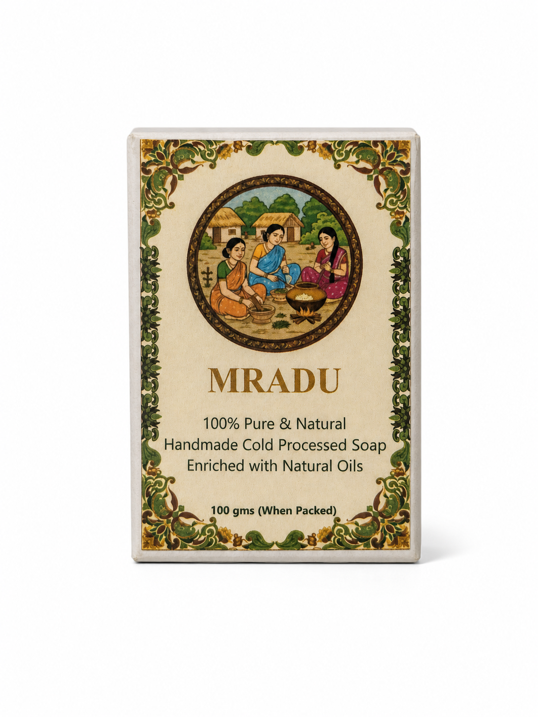 Mradu- handmade Soap- Neem Tulsi 100g