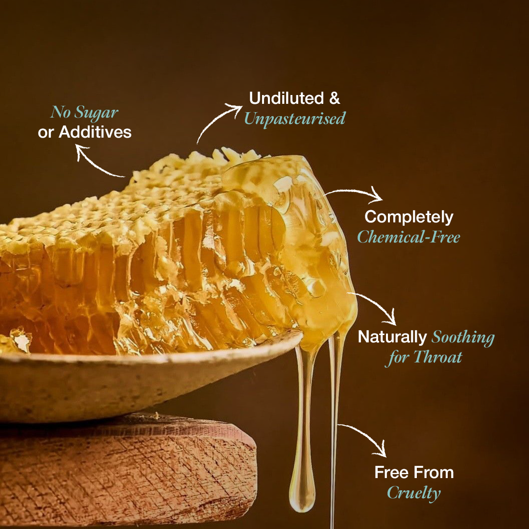 Daichi Eucalyptus Honey -  100% Raw & Unprocessed, Straight from beekeepers, Cruelty-free, No Sugar or Additives
