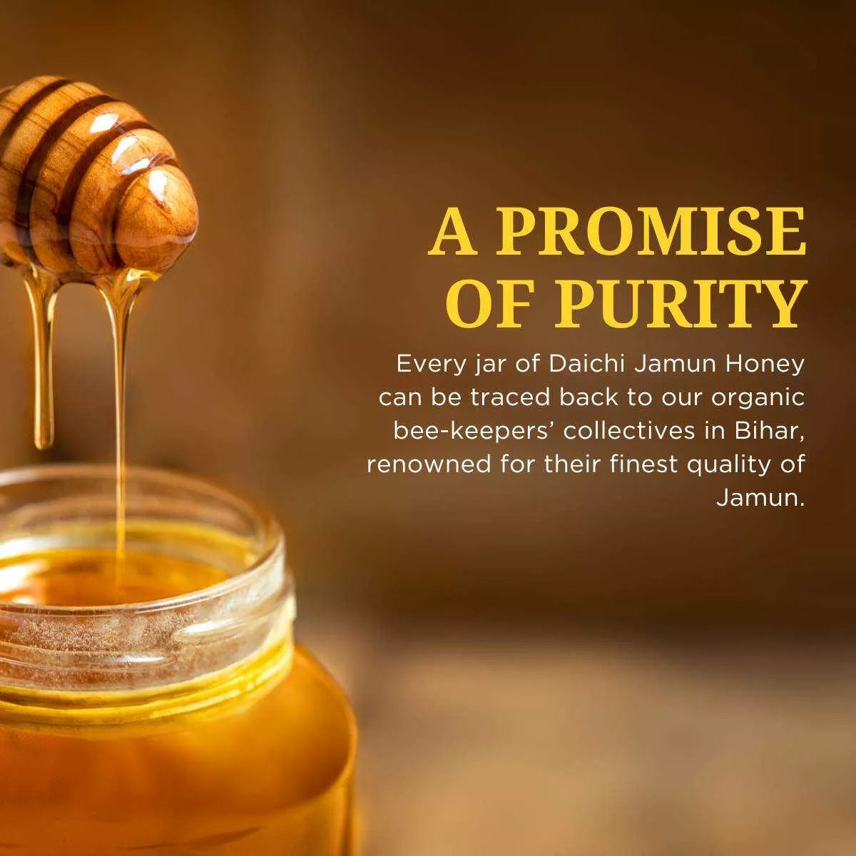 Daichi Jamun Honey | Raw, Natural & Unprocessed – Straight from Beekeepers
