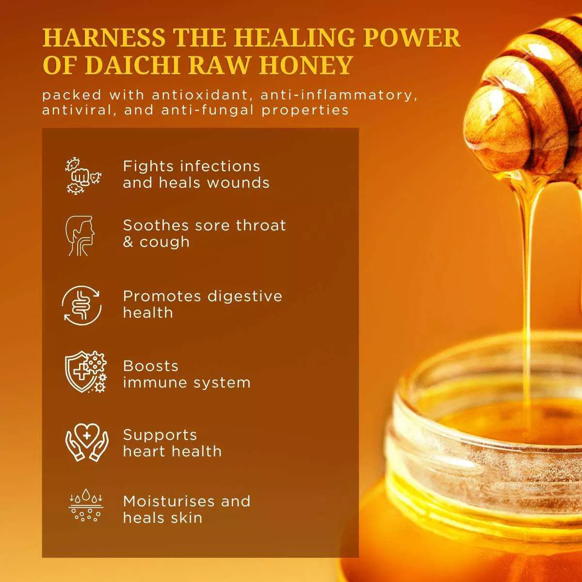 Daichi Jamun Honey | Raw, Natural & Unprocessed – Straight from Beekeepers