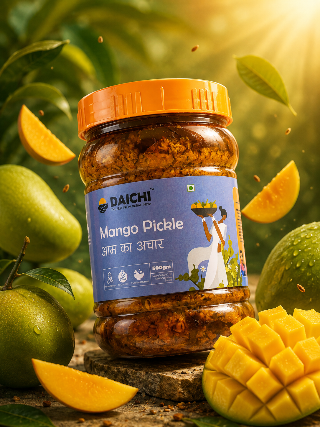 Daichi Handcrafted Mango Pickle | PVC Jars