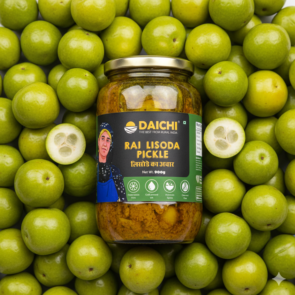 Daichi Handcrafted Lisoda (Raai) Pickle | Glass Jars